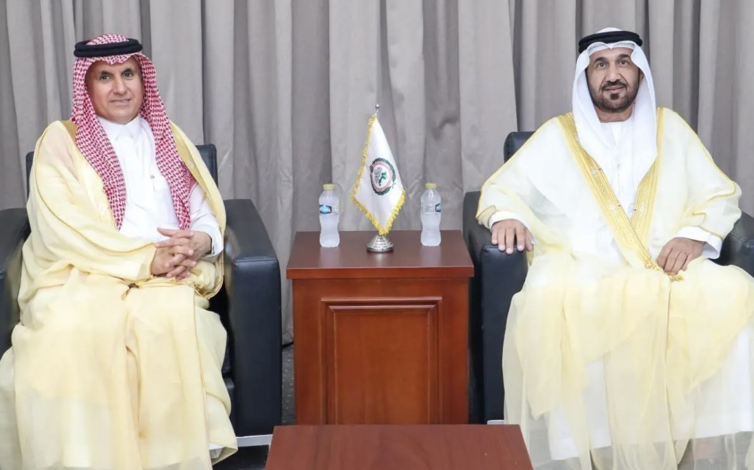 Arab Parliament speaker meets Saudi Arabia’s permanent representative to Arab League in Cairo